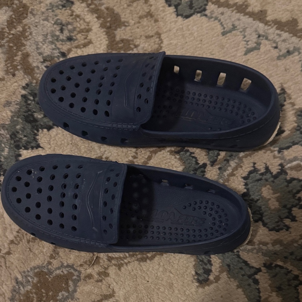 Floafers Kids Navy Slip-On Shoes
